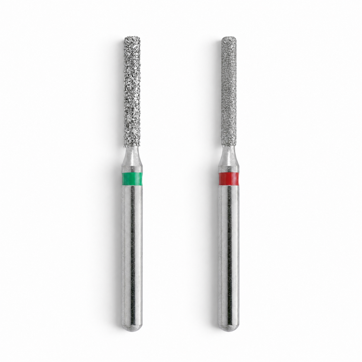 MDT FG Diamond Bur - Round Edge Cylinder 837KR Dental Bur, 5pcs