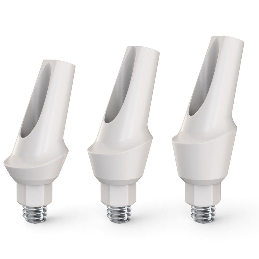 Angulated 15° Peek Temporary Anatomic Abutment - Internal Hex SP