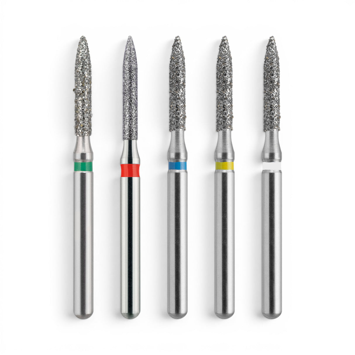 MDT FG Diamond Bur - Flame 862 Dental Bur, 5pcs