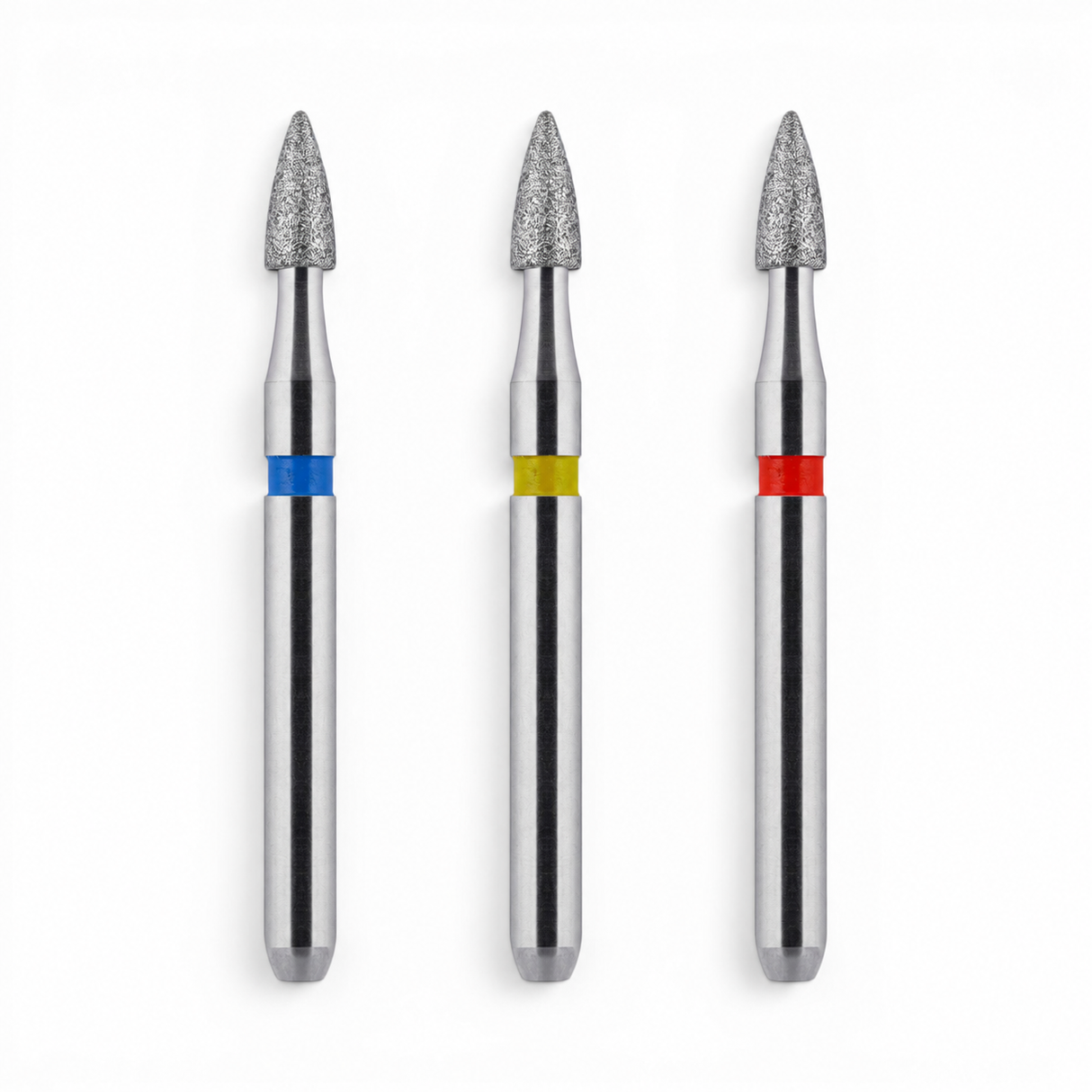 MDT FG Diamond Bur - Grenade Short Flame 390 Dental Bur, 5pcs