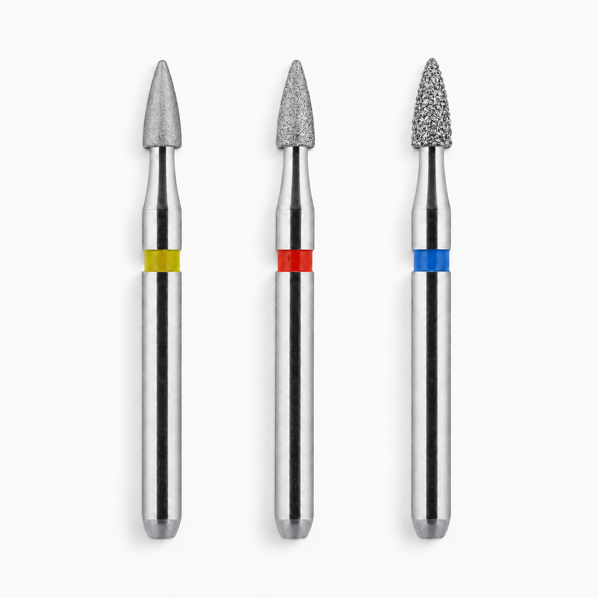 MDT FG Diamond Bur - Grenade Short Flame 390 Dental Bur, 5pcs