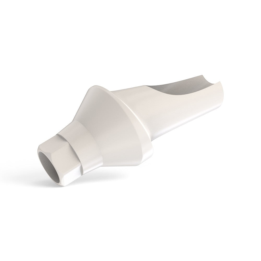 Angulated 15° Peek Temporary Anatomic Abutment Ø5.0mm for DSI® Conical Connection Hex Narrow Platform