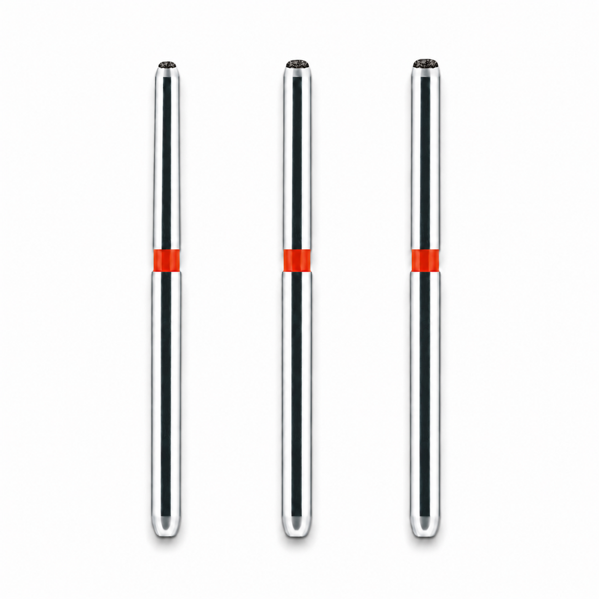 MDT FG Diamond Bur - Flat End Cutting 839R Dental Bur, 5pcs