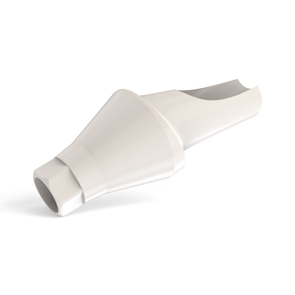 Angulated 15° Peek Temporary Anatomic Abutment Ø5.0mm for DSI® Conical Connection Hex Narrow Platform