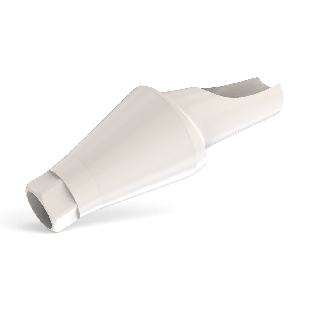 Angulated 15° Peek Temporary Anatomic Abutment Ø5.0mm for DSI® Conical Connection Hex Narrow Platform