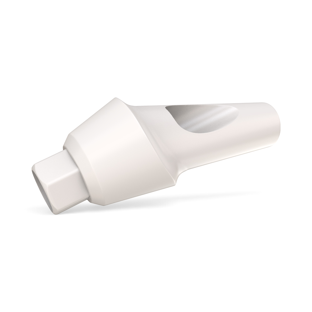 Angulated 25° Peek Temporary Anatomic Abutment Ø5.2mm for AB Dent® Internal Hex Standard Platform