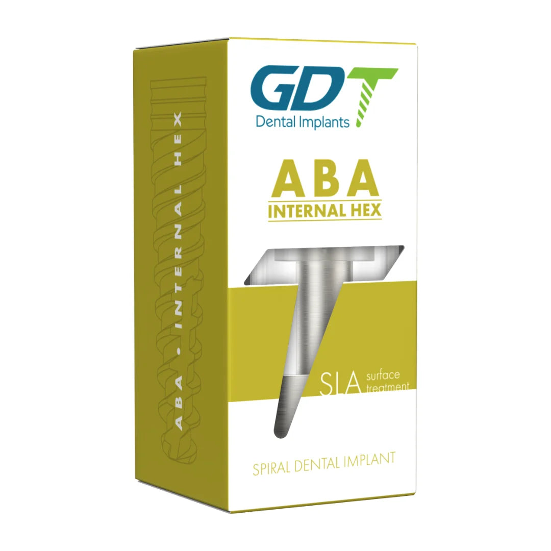 GDT ABA Spiral Implant - Internal Hex Connection