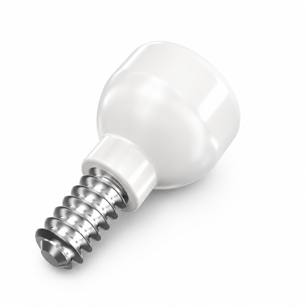 Zirconia Healing Cap Ø4.7mm for MIS Seven® Internal Hex Standard Platform