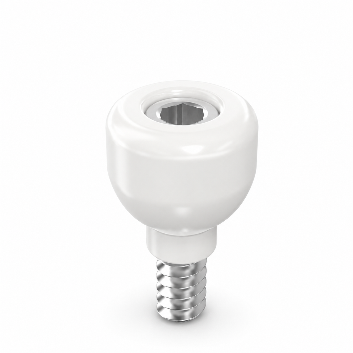 Zirconia Healing Cap Ø4.7mm for MIS Seven® Internal Hex Standard Platform