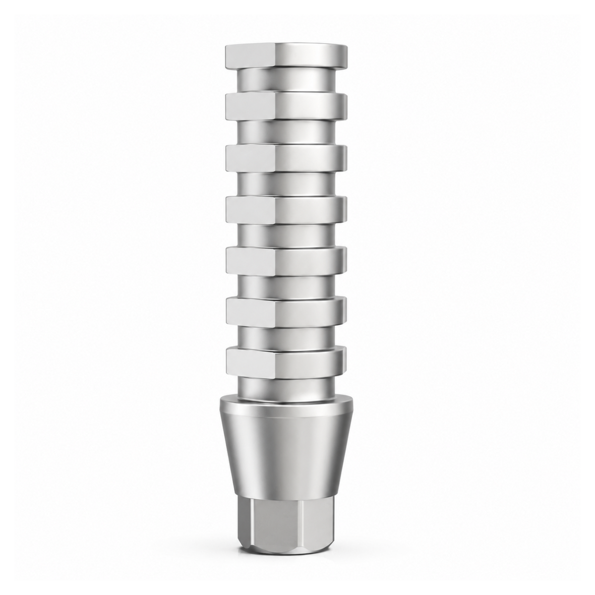 Anti-Rotational Titanium Temporary Abutment – Regular Platform Conical Connection