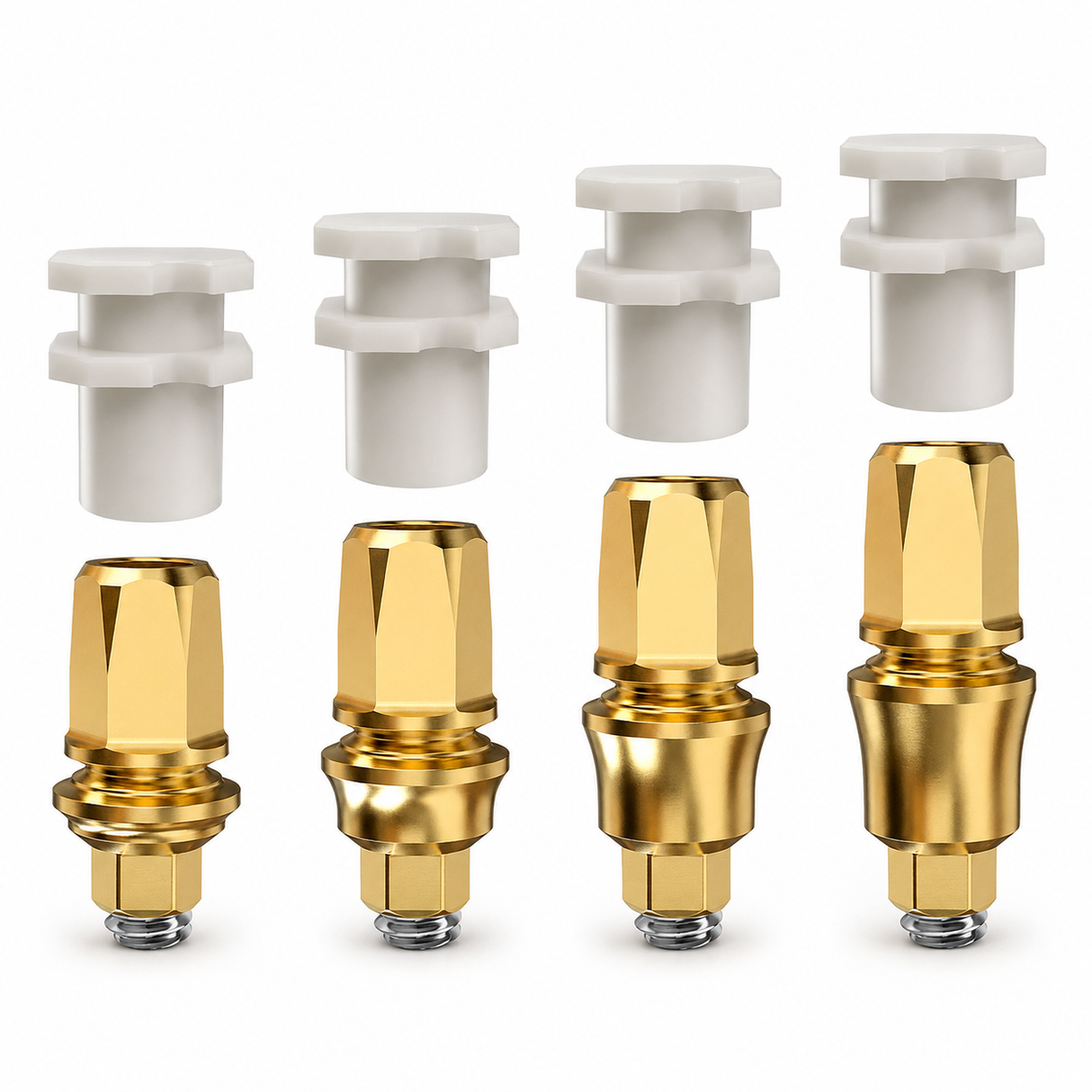 Anatomic Closed Tray Snap-On Transfer Abutment for BioHorizons® Internal Hex 3.5mm & 4.5mm Platform