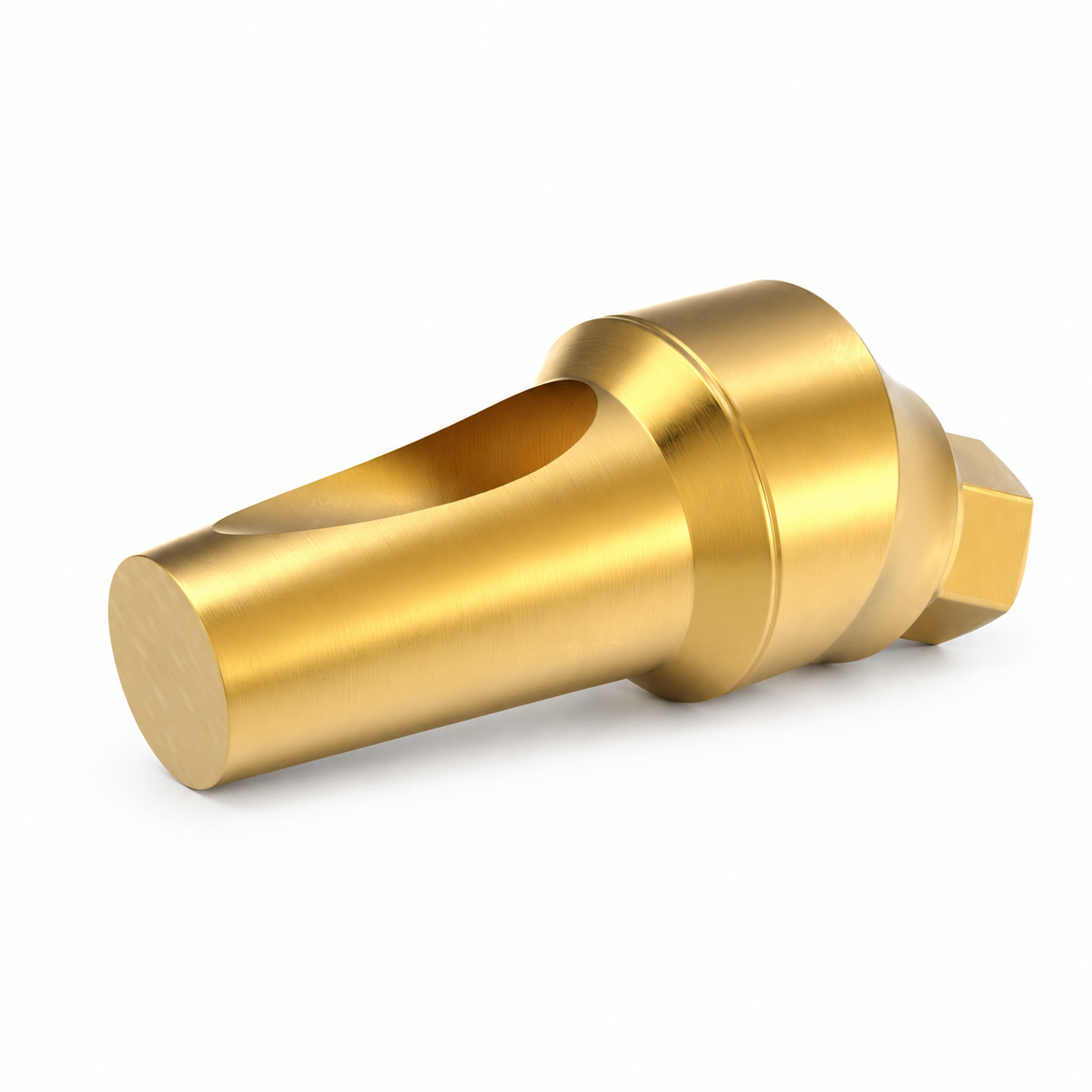 25° Angulated Anatomic Closed Tray Snap-On Transfer Abutment for AB Dent® Internal Hex Standard Platform