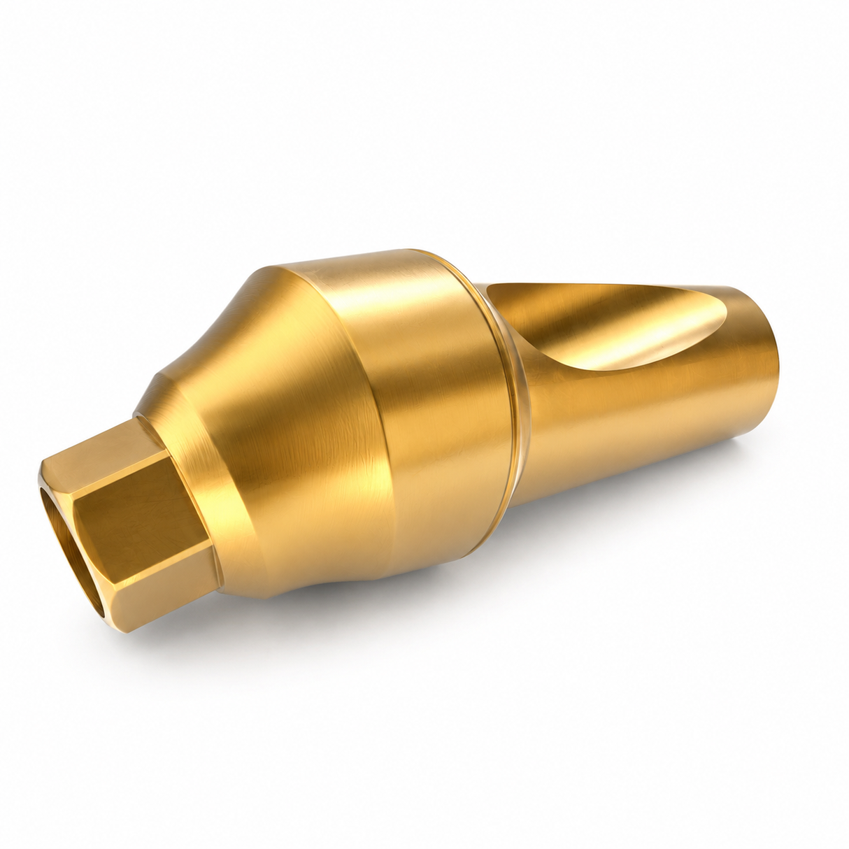 25° Angulated Anatomic Closed Tray Snap-On Transfer Abutment for AB Dent® Internal Hex Standard Platform