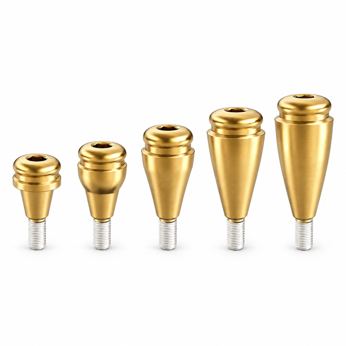 Straight Premium Click Attachment Kit – Narrow Platform Conical Connection