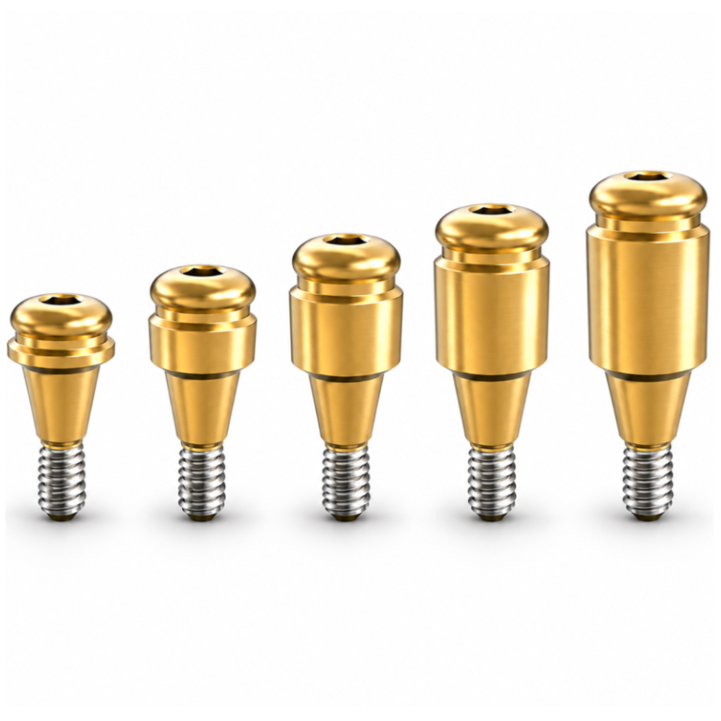 Straight Loc Attachment Ø4.0mm for ADIN® CloseFit Conical Connection Regular Platform