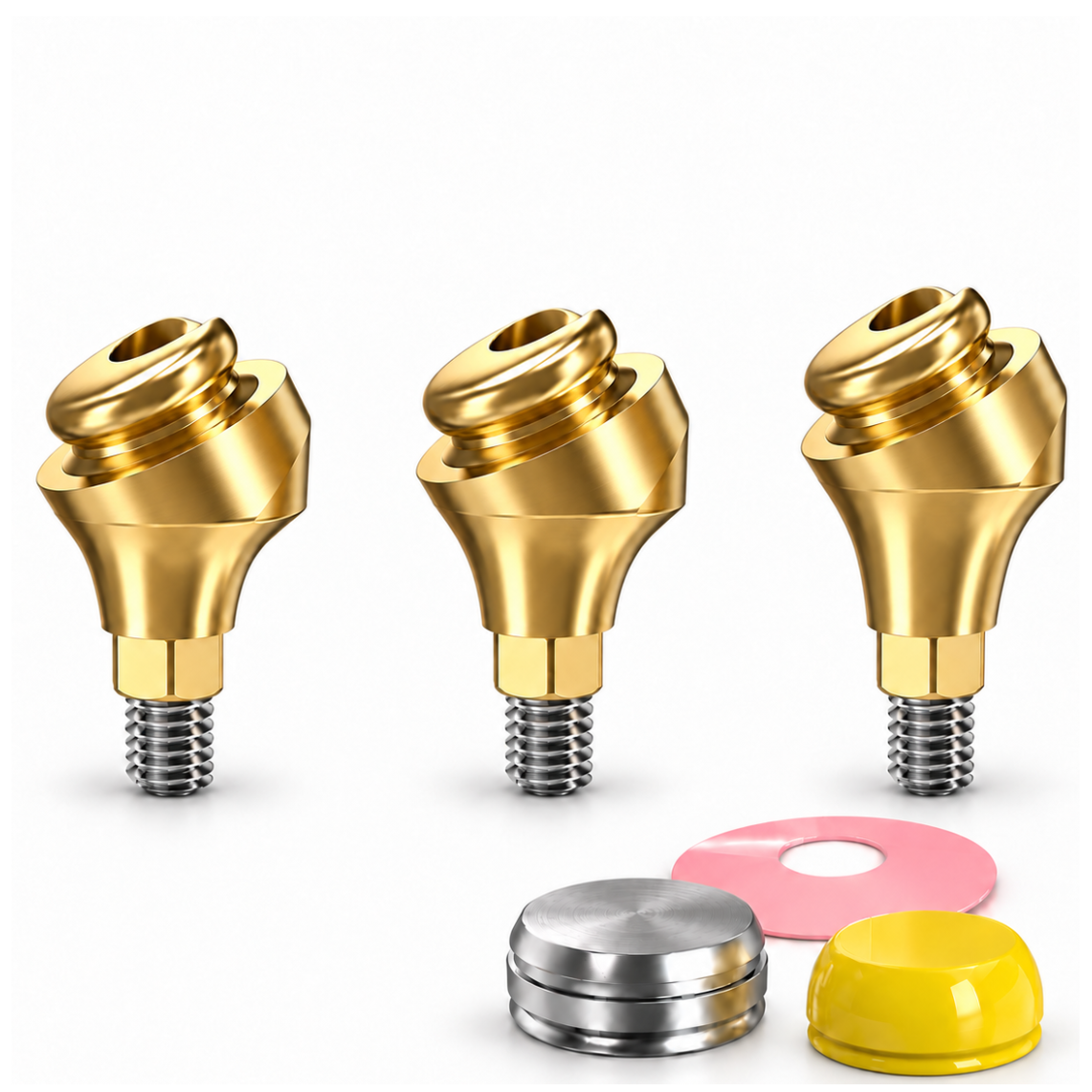 Angulated 30° Click Attachment Set – Narrow Platform Conical Connection