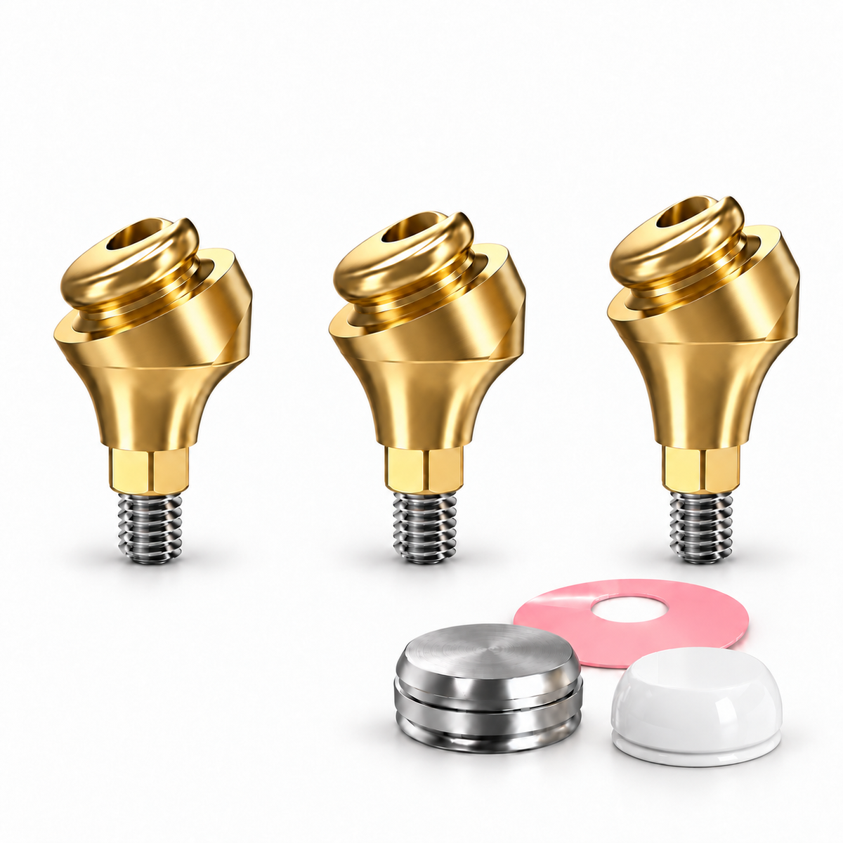 Angulated 30° Click Attachment Set – Narrow Platform Conical Connection