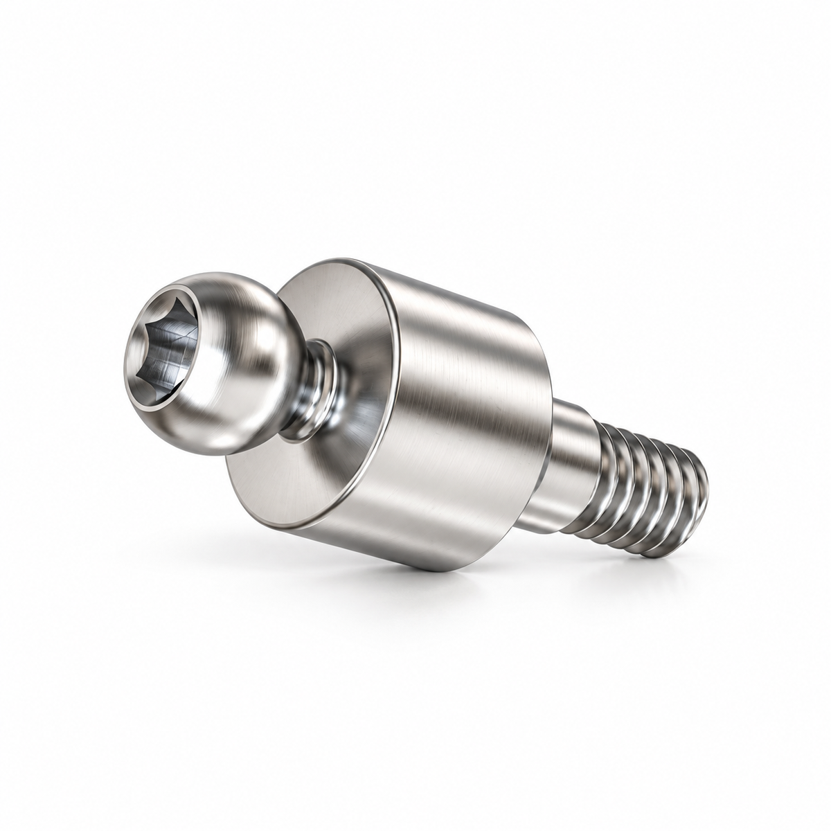 Straight Ball Attachment Ø4.2mm for AB Dent® Internal Hex Standard Platform