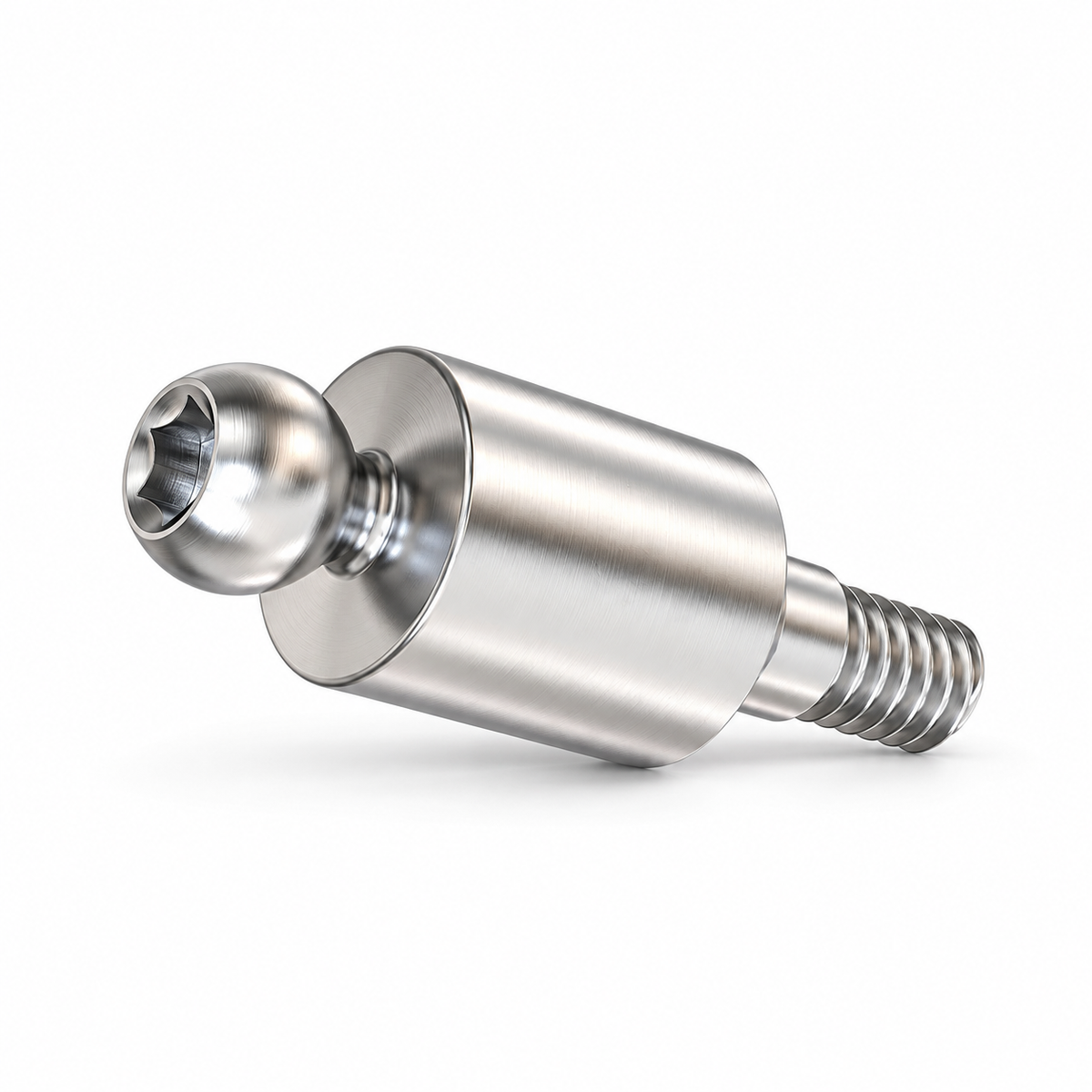 Straight Ball Attachment Ø4.2mm for AB Dent® Internal Hex Standard Platform