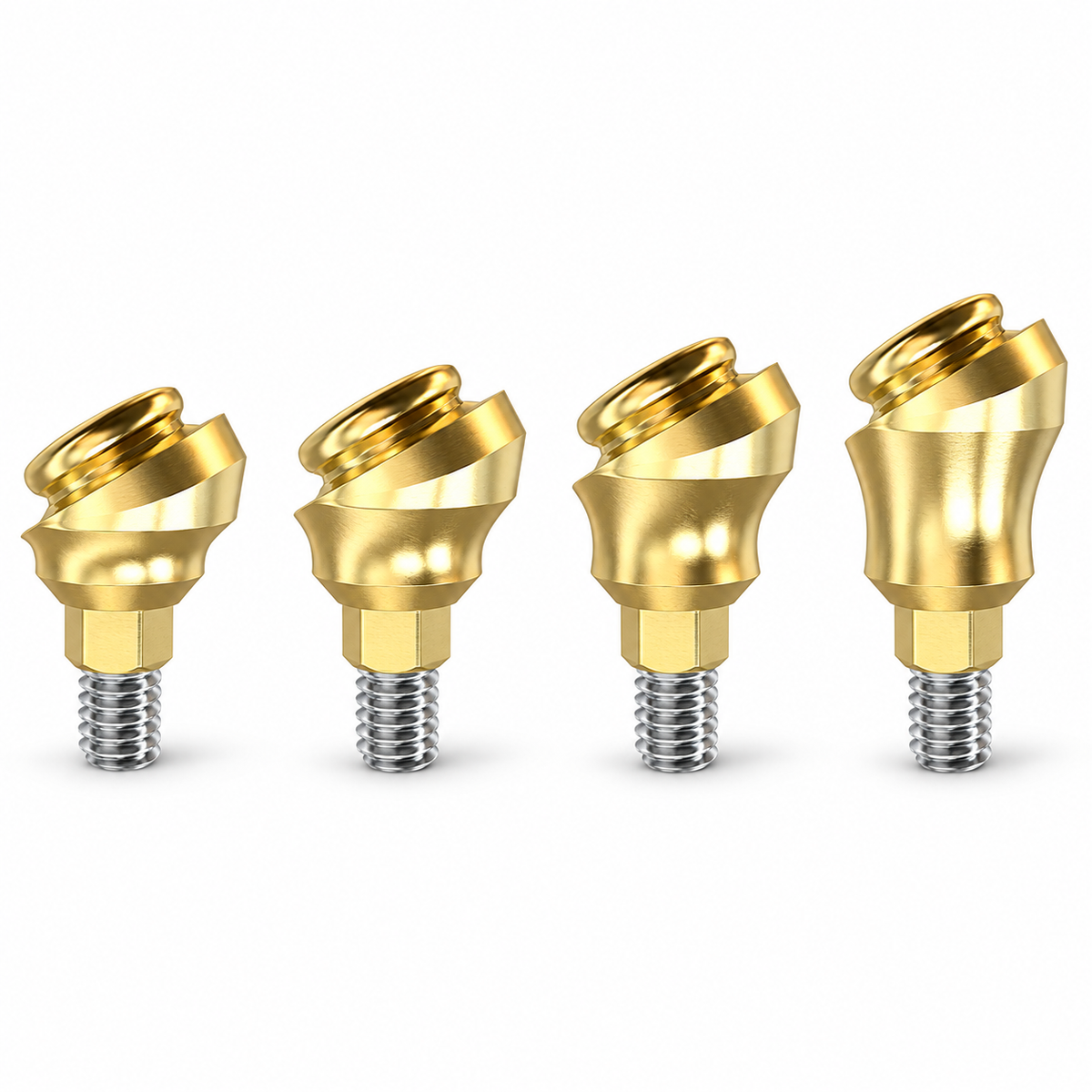 Angulated Premium 30° Loc Attachment Kit Ø4.2mm for AB Dent® Internal Hex Standard Platform