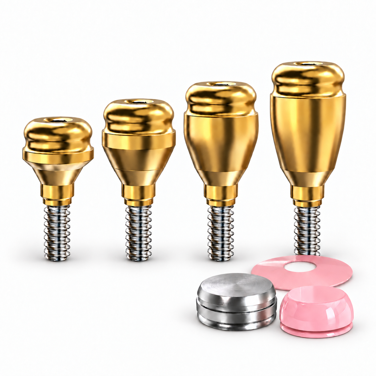 Straight Loc Attachment Set Ø3.0mm for AB Dent® Internal Hex Narrow Platform