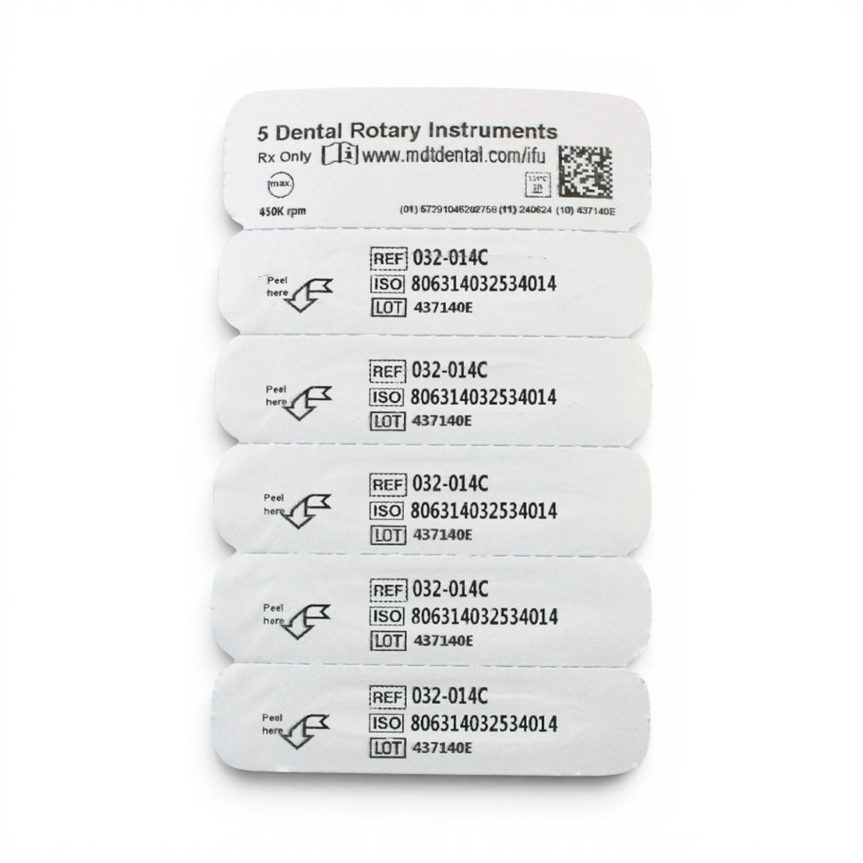 MDT FG Diamond Bur - Diablo 813 Dental Bur, 5pcs