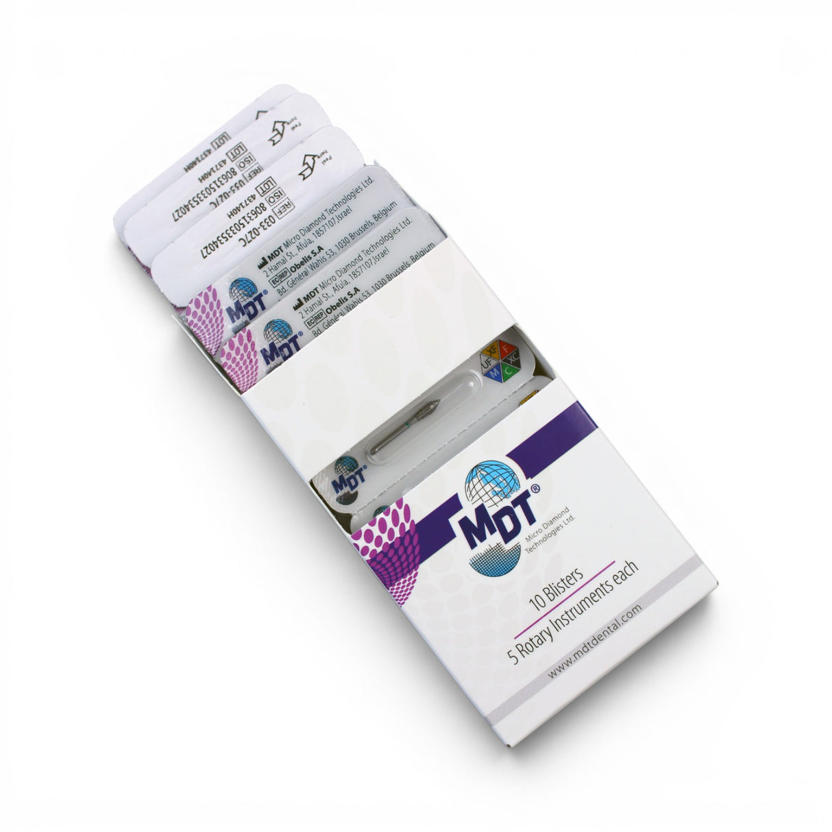 MDT FG Diamond Bur - Pointed Bud 899 Dental Bur, 5pcs