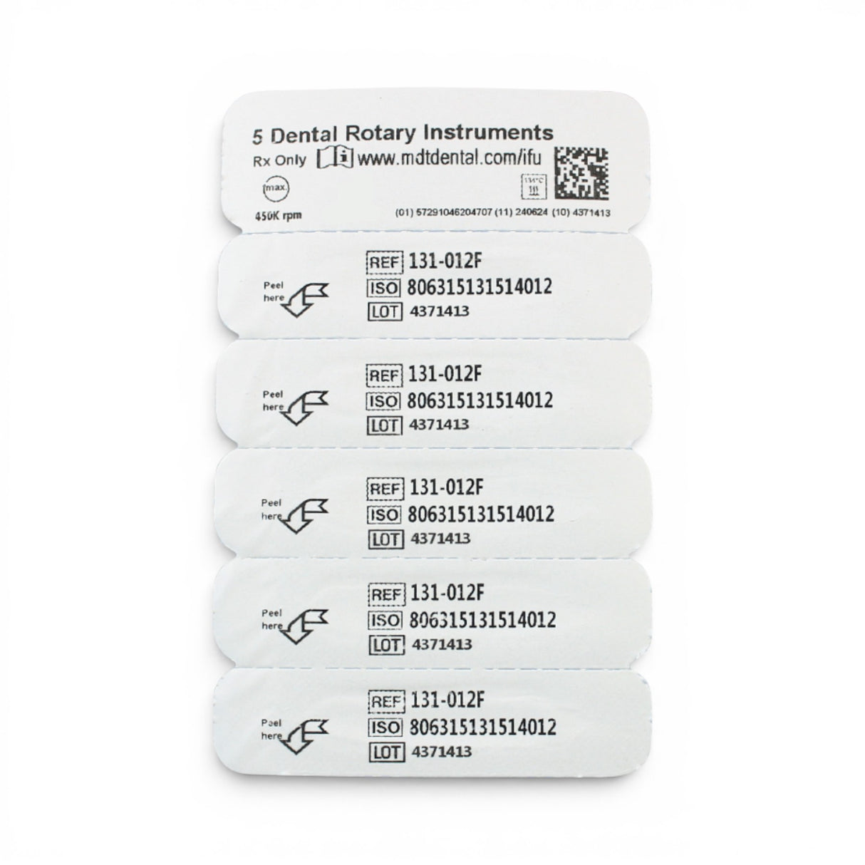 MDT FG Diamond Bur - Beveled Cylinder 886 Dental Bur, 5pcs