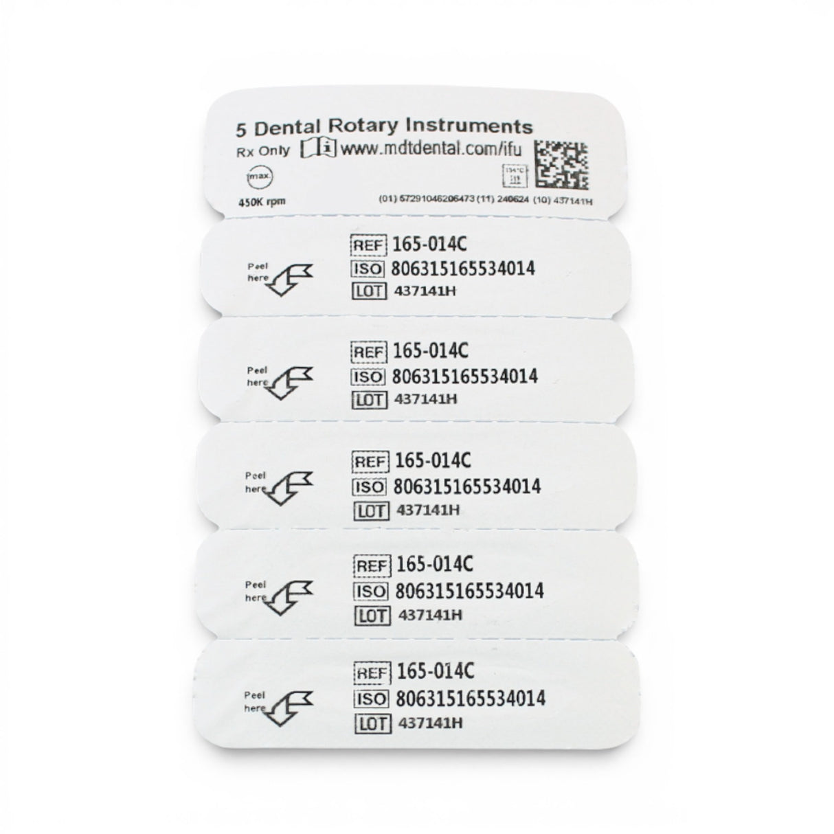 MDT FG Diamond Bur - Pointed Cone 858 Dental Bur, 5pcs