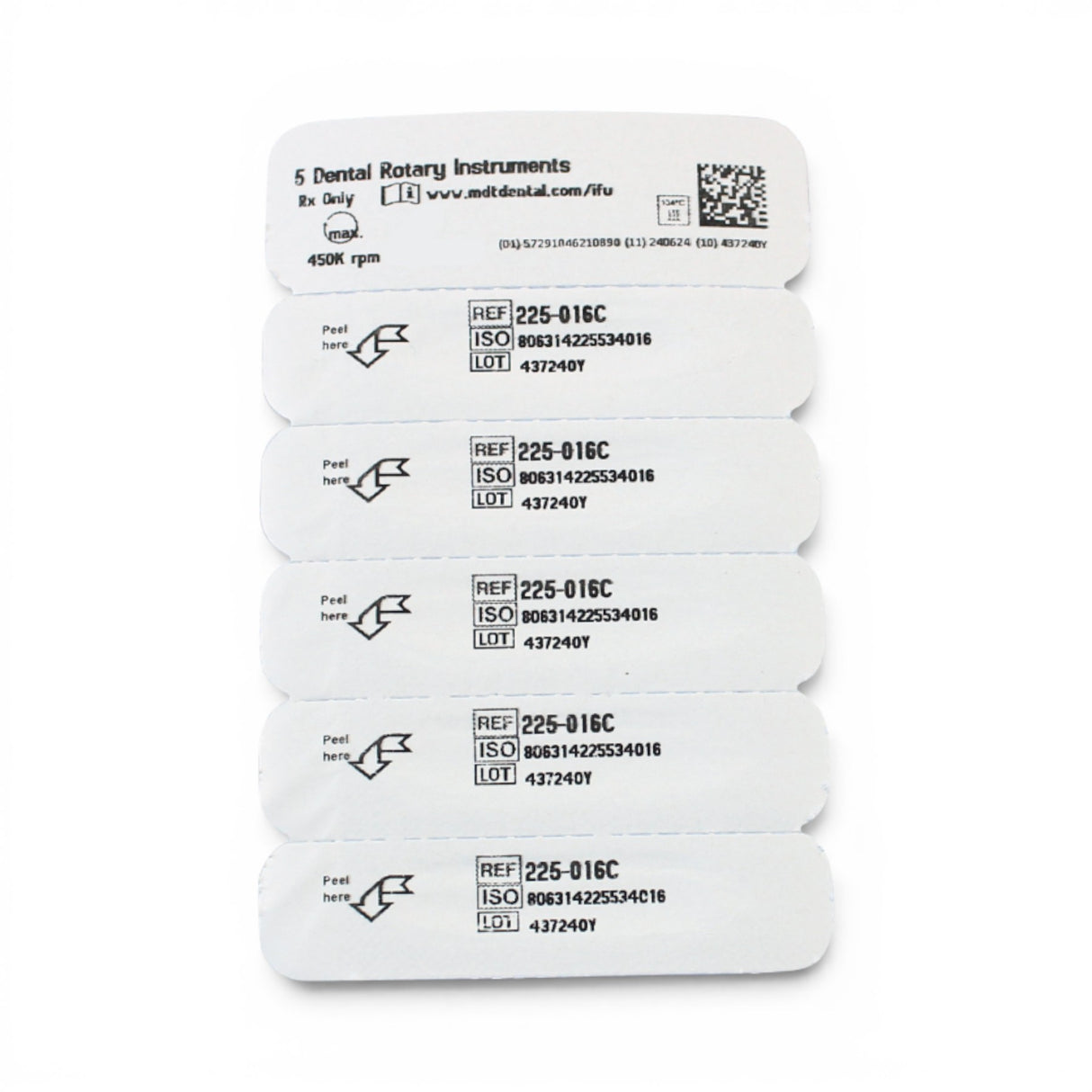 MDT FG Diamond Bur - Inverted Cone 807 Dental Bur, 5pcs
