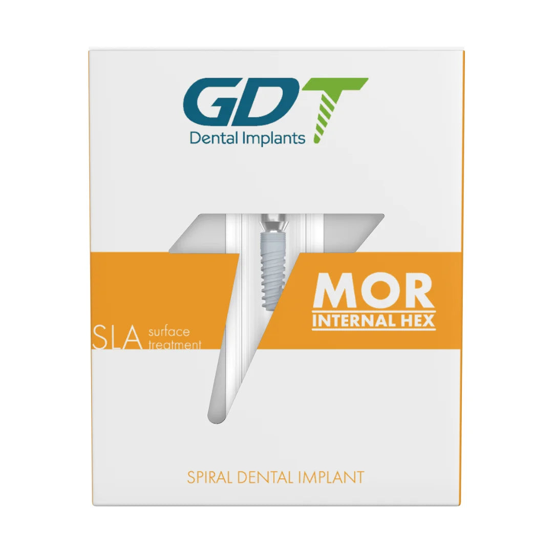 GDT MOR Spiral Implant - Internal Hex Connection