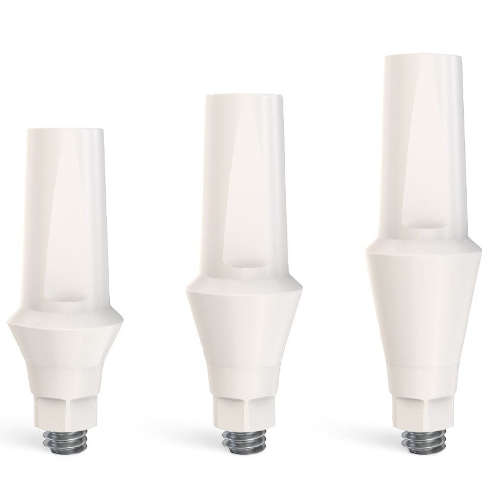 Straight Peek Temporary Anatomic Abutment - Regular Platform Conical Connection