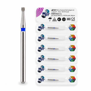 MDT FG Diamond Bur - Inverted Cone 805 Dental Bur, 5pcs