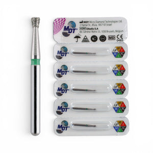 MDT FG Diamond Bur - Inverted Cone 805 Dental Bur, 5pcs