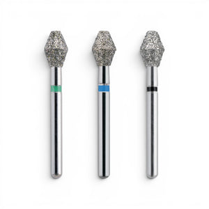 MDT FG Diamond Bur - Barrel 811S Dental Bur, 5pcs