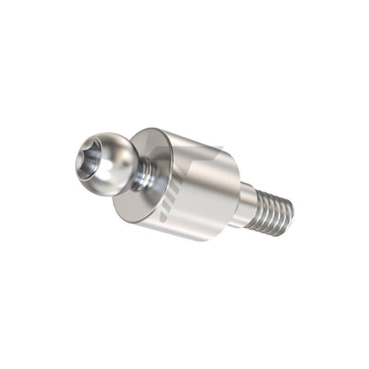 Straight Ball Attachment – Internal Hex 2.42mm