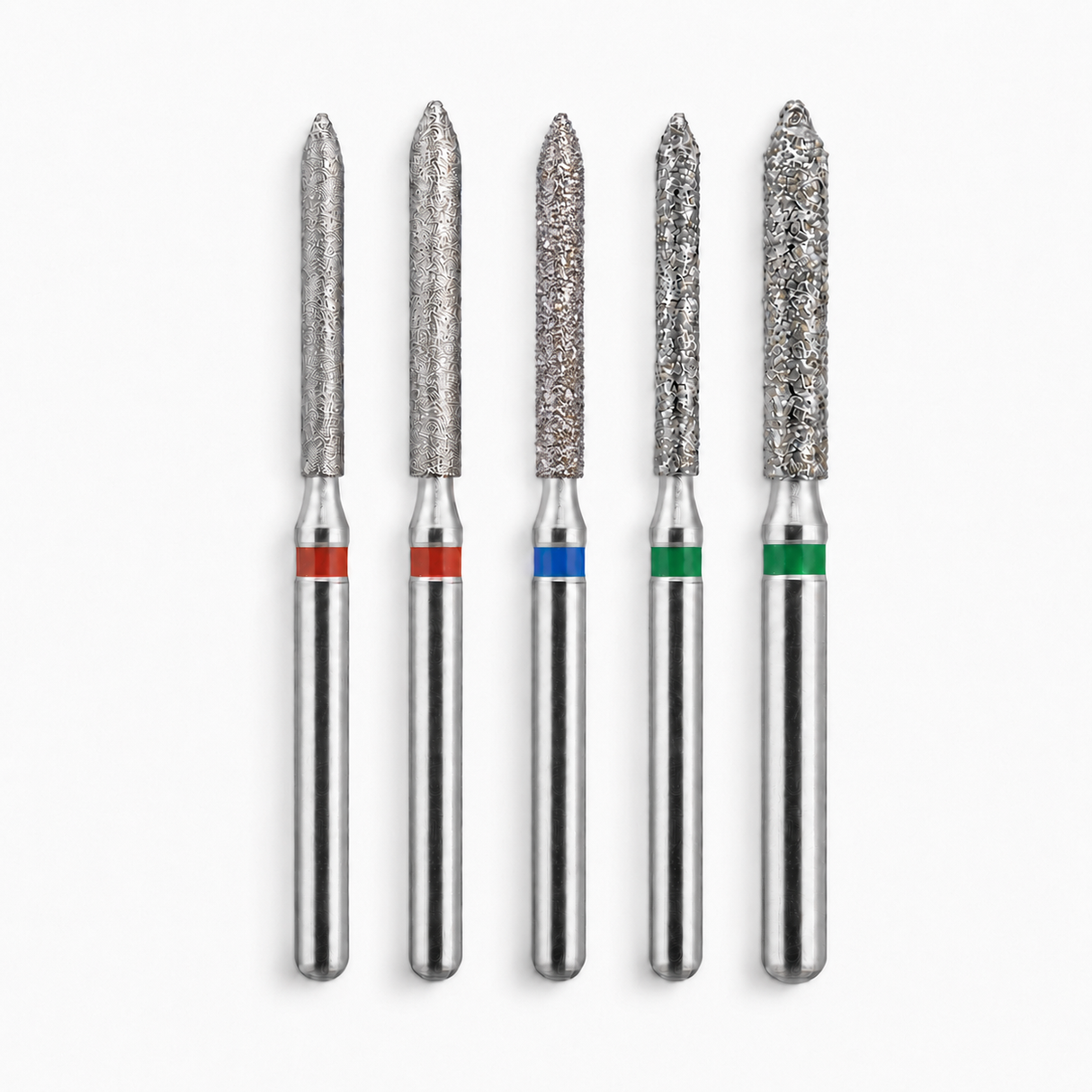 MDT FG Diamond Bur - Beveled Cylinder 886 Dental Bur, 5pcs