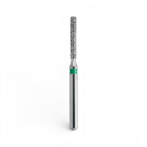 MDT FG Diamond Bur - Round Edge Cylinder 837KR Dental Bur, 5pcs