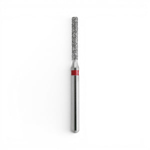 MDT FG Diamond Bur - Round Edge Cylinder 837KR Dental Bur, 5pcs