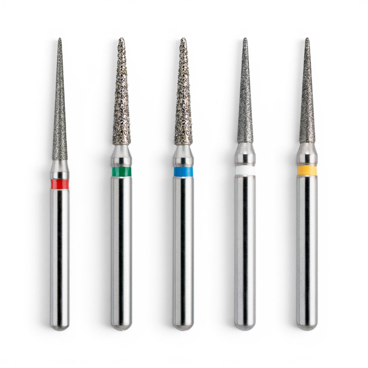 MDT FG Diamond Bur - Pointed Cone 858 Dental Bur, 5pcs