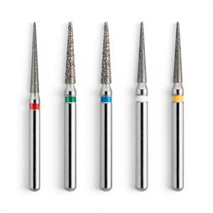 MDT FG Diamond Bur - Pointed Cone 858 Dental Bur, 5pcs