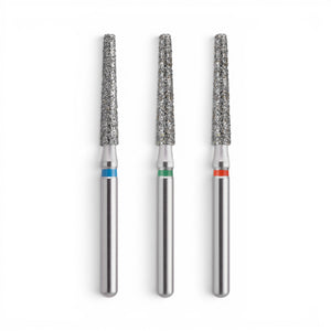 MDT FG Diamond Bur - Flat End Taper 848 Dental Bur, 5pcs