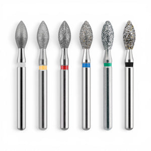 MDT FG Diamond Bur - Football 368 Dental Bur, 5pcs