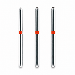 MDT FG Diamond Bur - Flat End Cutting 839R Dental Bur, 5pcs
