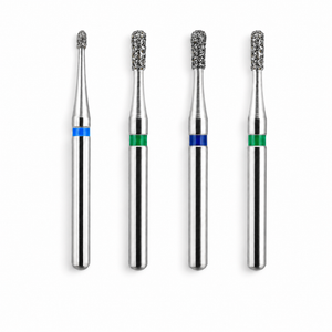 MDT FG Diamond Bur - Pear 830R Dental Bur, 5pcs