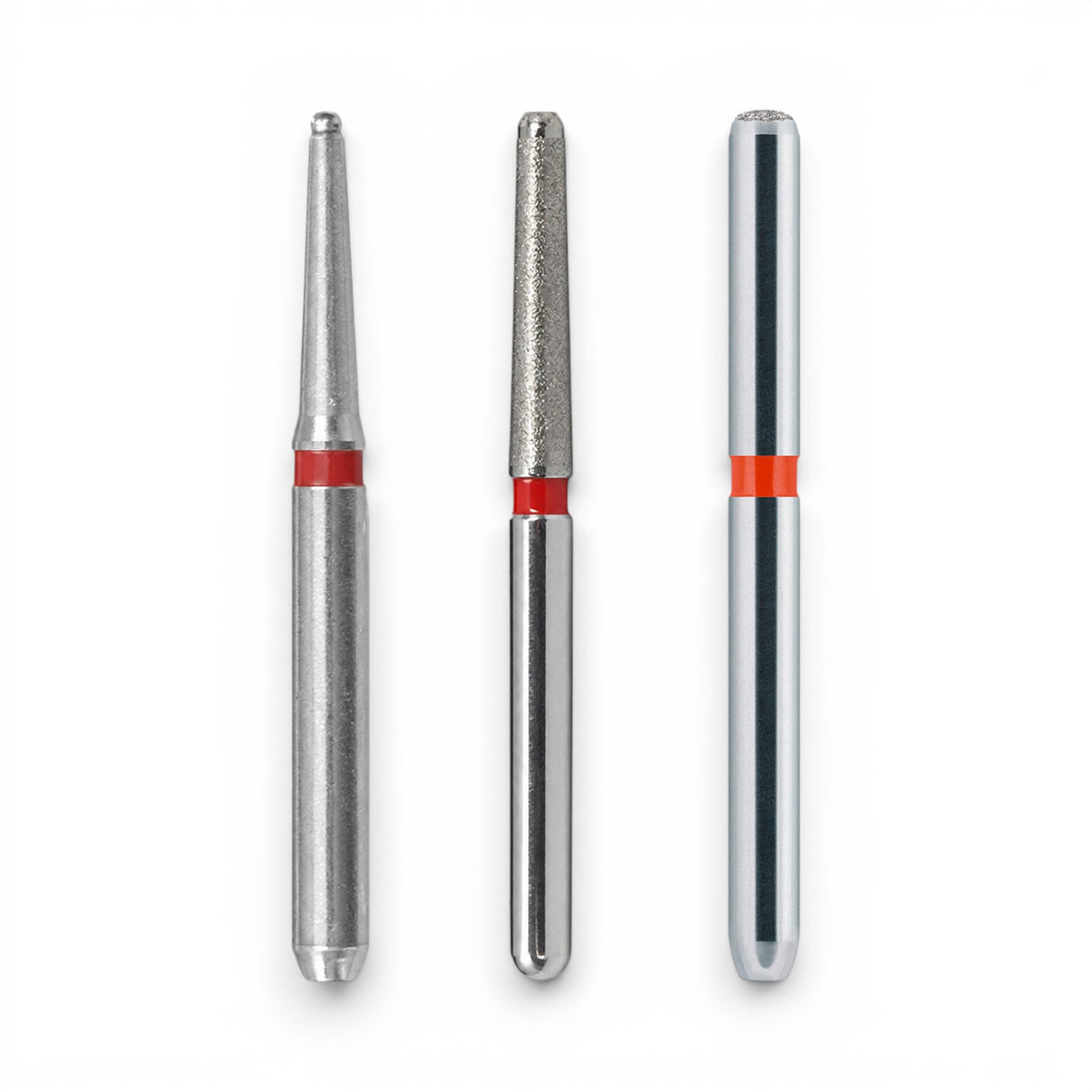 MDT FG Diamond Bur - Flat End Cutting 839R Dental Bur, 5pcs