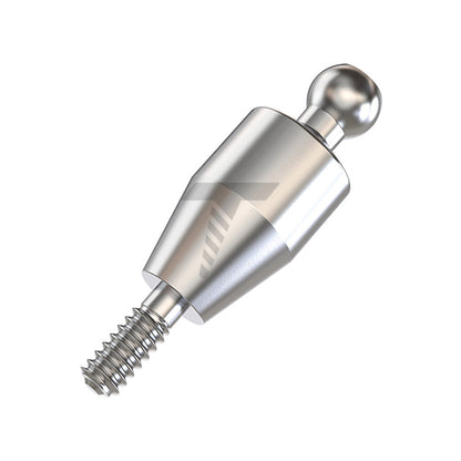 Straight Ball Attachment – Narrow Platform Conical Connection