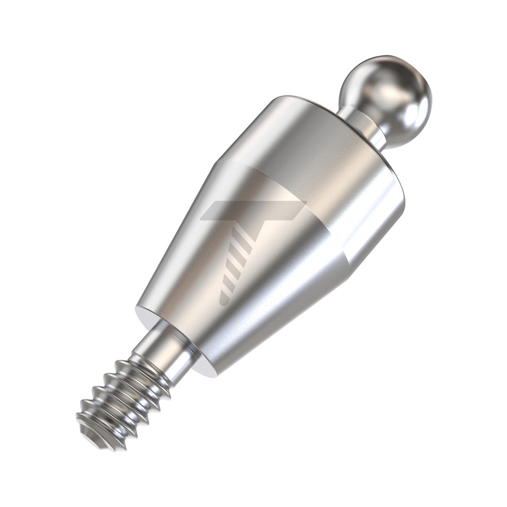 Straight Ball Attachment – Regular Platform Conical Connection