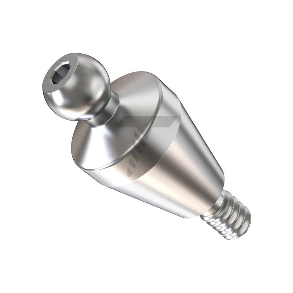 Straight Ball Attachment – Regular Platform Conical Connection