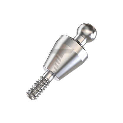 Straight Ball Attachment – Narrow Platform Conical Connection